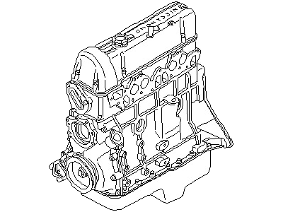 Nissan 10102-89W00 Engine-Bare