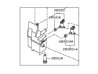 Nissan 28910-EV00B Tank Assy-Windshield Washer