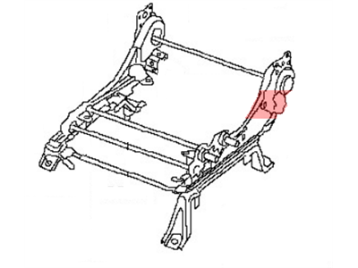 Nissan 87450-EA000 ADJUSTER Assembly-Front Seat,L