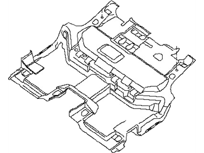 Nissan 74906-ZS20A Carpet-Floor Rear