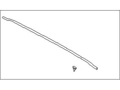 Nissan 66830-35F00 Rubber-Sealing COWL Top Front