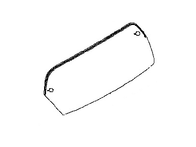 Nissan 90312-7B005 Glass-Back Door Window