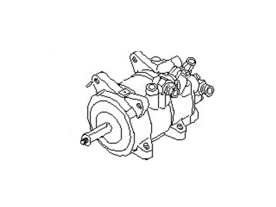 Nissan 27631-P9010 Compressor Wo Cl