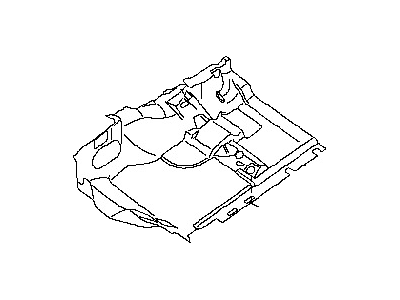 Nissan 74903-ZL40B Carpet Assy-Front Floor,LH