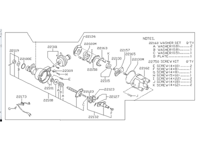 Nissan Pulsar NX Distributor - 22100-34M00