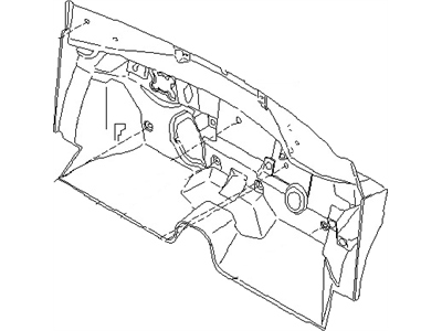 Nissan 67900-4B000 INSULATOR Dash Lower