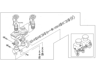 Nissan 46010-P9100 Master Cylinder