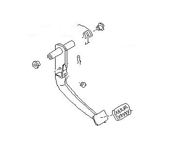 1986 Nissan Hardbody Pickup (D21) Brake Pedal - 46520-01G00