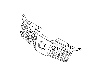 Nissan 62070-7Y00A Grille Radiator