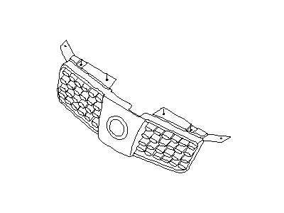 Nissan 62070-7Y000 Grille-Front Bumper