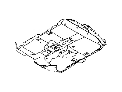 Nissan 74902-4BA1B Carpet-Floor,Front