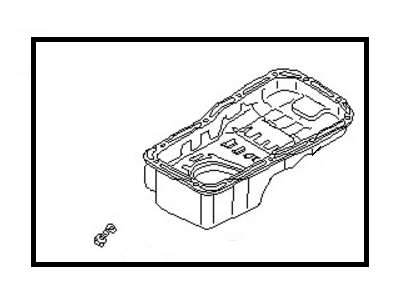 1990 Nissan 240SX Oil Pan - 11110-40F00