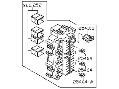 Nissan 24350-1JA1A Bracket-Junction