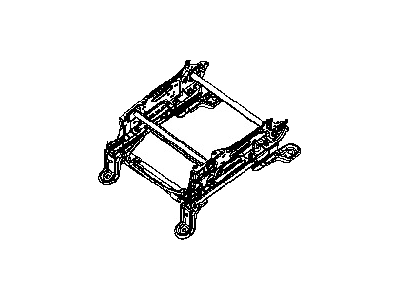 Nissan 87470-1PA0A Device & Slide Assy-Front Seat,Outer LH