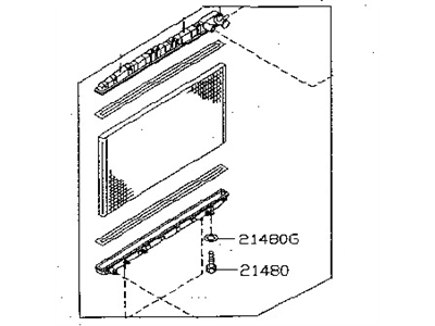 Nissan 21460-F4300 Radiator Assy