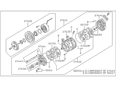 Nissan 92600-32F00 Compressor-Cooler