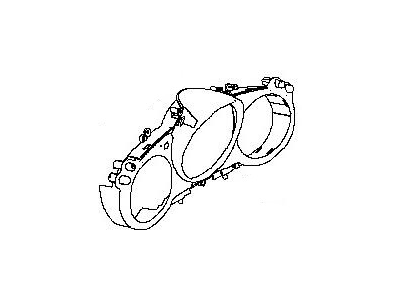 2000 Nissan Xterra Instrument Cluster - 24811-9Z000