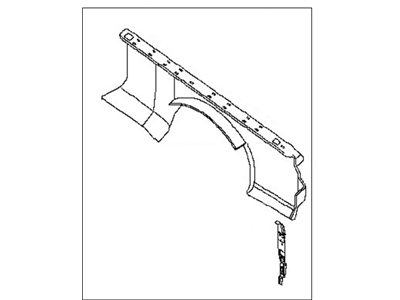 Nissan 93301-9BF0A Panel Assy-Side,LH