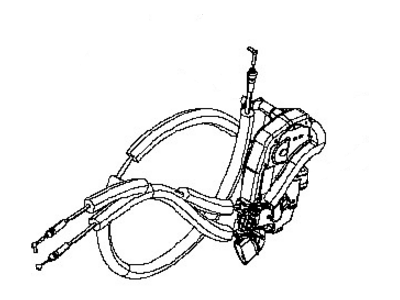 Nissan 80500-9SE2A Front Right (Passenger-Side) Door Lock Actuator