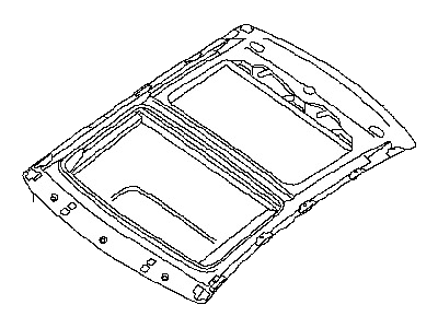 Nissan 91300-15E35 Frame Assy-Sunroof