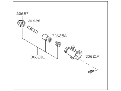 Nissan 30620-69F02 Cylinder Clutch