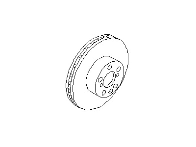 Nissan 43206-20U00 Rotor-Disc B