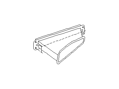 Nissan 27886-CA000 Door-Intake Blower,Front