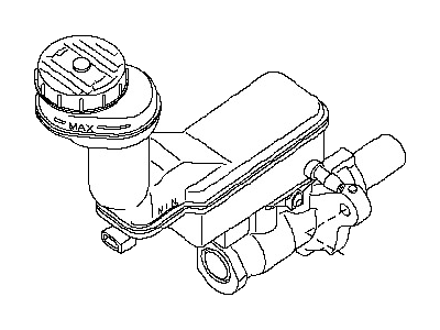 2012 Nissan Sentra Brake Master Cylinder - 46010-ZJ91A