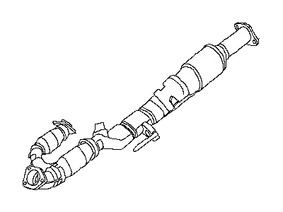 2010 Nissan Altima Exhaust Pipe - 20020-ZX00A