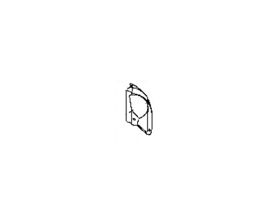 Nissan 78819-1EA0A Closing-Rear Bumper,LH