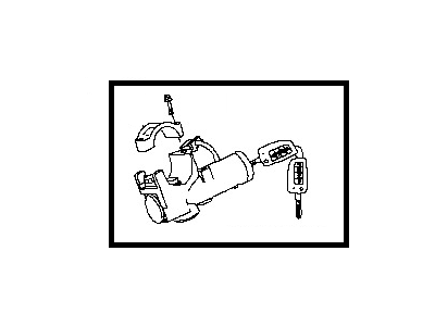 2015 Nissan Rogue Ignition Lock Assembly - D8700-4BA1A