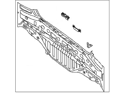 Nissan G9110-JA0AA Panel Rear Upper