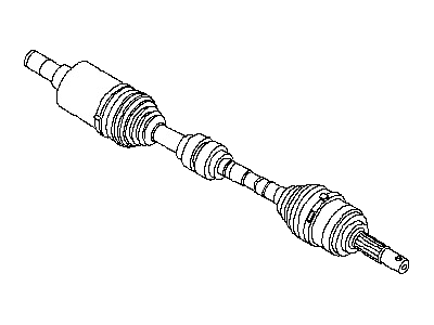 2009 Nissan Versa Axle Shaft - 39101-EL10A