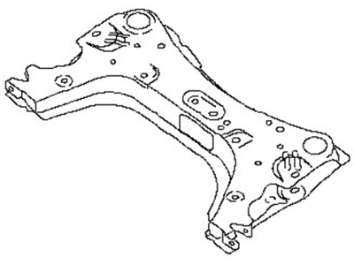 Nissan 54400-4AF2B Member Complete-Front Suspension