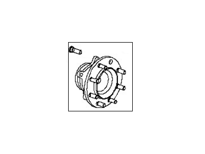 Nissan 40202-1PA0A Hub Assembly Road Wheel