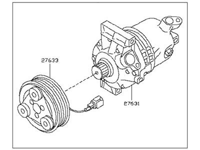 Nissan 92600-3LN1A Compressor - Cooler