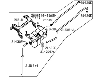 Nissan NV Coolant Reservoir - 21710-1PD0B