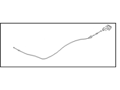 Nissan 65621-0W010 Cable Assembly-Hood Lock