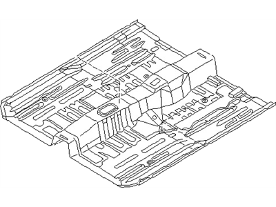 2001 Nissan Maxima Floor Pan - 74312-2Y930