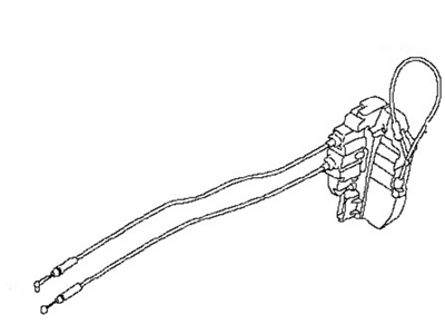 Nissan 82500-7Y00A Rear Right Driver Door Lock Actuator