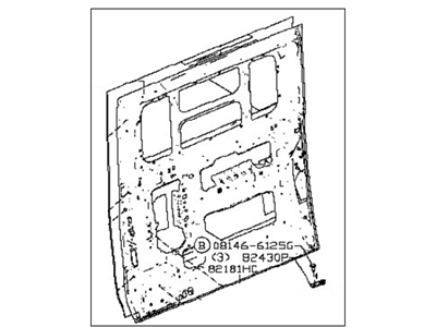 Nissan HBA00-9SFMA Door Assembly-Slide, RH