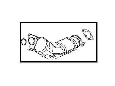 2009 Nissan 370Z Catalytic Converter - B08B3-1ET0B