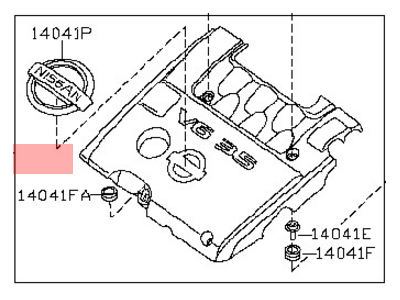 Nissan 14041-JA00B