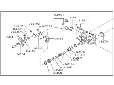 Nissan Hardbody Pickup (D21) Throttle Body - 16118-03G16