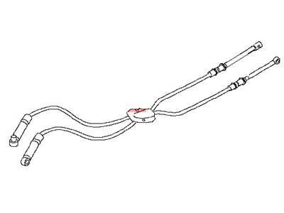 Nissan 34413-4Z710 Manual Transmission Control Cable Assembly