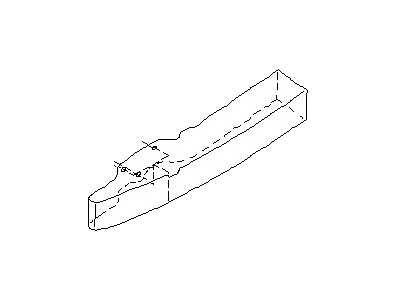 Nissan 85032-7Y000 Reinforce-Inner Rear Bumper