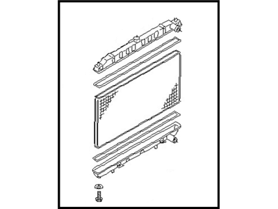 Nissan 21410-70F00 Radiator Assy