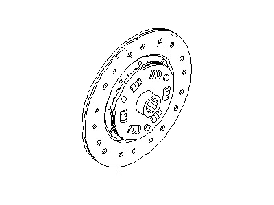 1983 Nissan Datsun 810 Clutch Disc - 30100-28L60