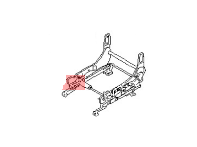 Nissan 87450-9BG1A ADJUSTER Assembly Front Seat, LH