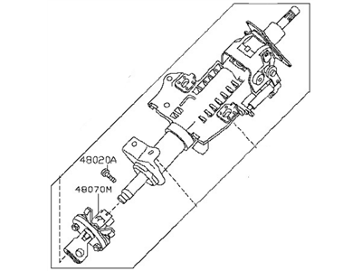 2006 Nissan Frontier Steering Column - 48810-EA000